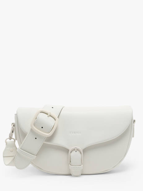Sac BandouliÃ¨re M Oxer Cuir Etrier Blanc oxer EOXE065M